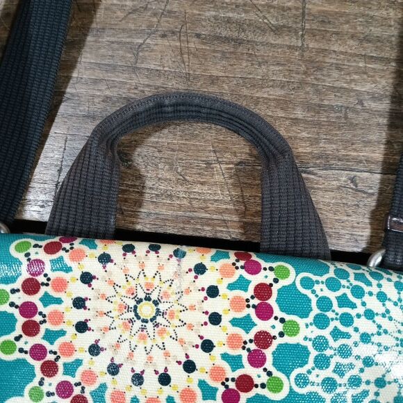 Fossil Key Per Coated Crossbody Bag Purse Tote Pockets - Picture 3 of 13